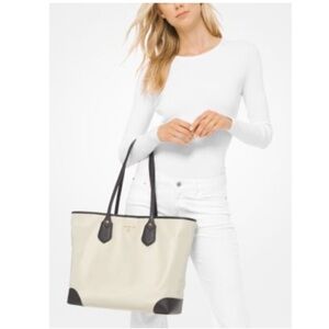 MICHAEL MICHAEL KORS Eva Large Nylon Gabardine Tote Bag